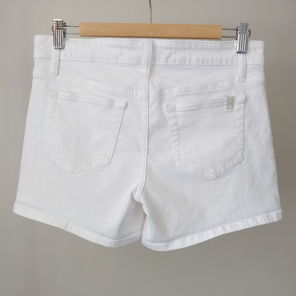 Joe's Jeans White Rolled Denim Shorts Jenny Size 27 - Picture 9 of 15
